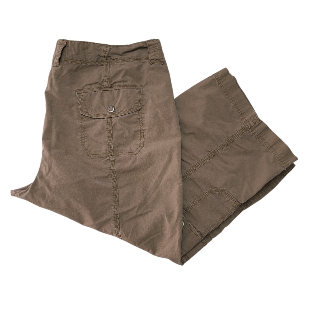 Eddie Bauer Tan Mercer Fit Capri Size 20 Tall